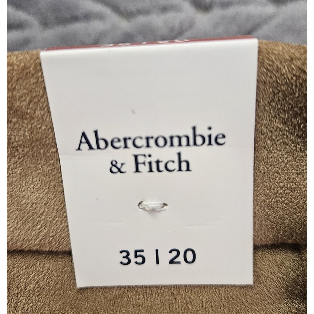 *NEW w/Tags Abercrombie & Fitch Brown Faux Suede Shorts Women's‎ Size 35I20 - Picture 3 of 8